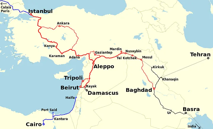 東方快車謀殺案，真的有這條路線？跟著 Google Maps走一趟