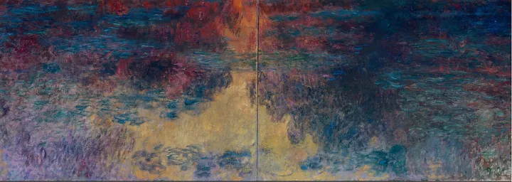 The Water Lily Pond in the Evening