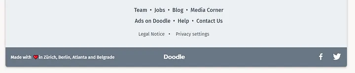 某 Doodle 調查表最下面